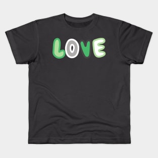 aromantic love Kids T-Shirt